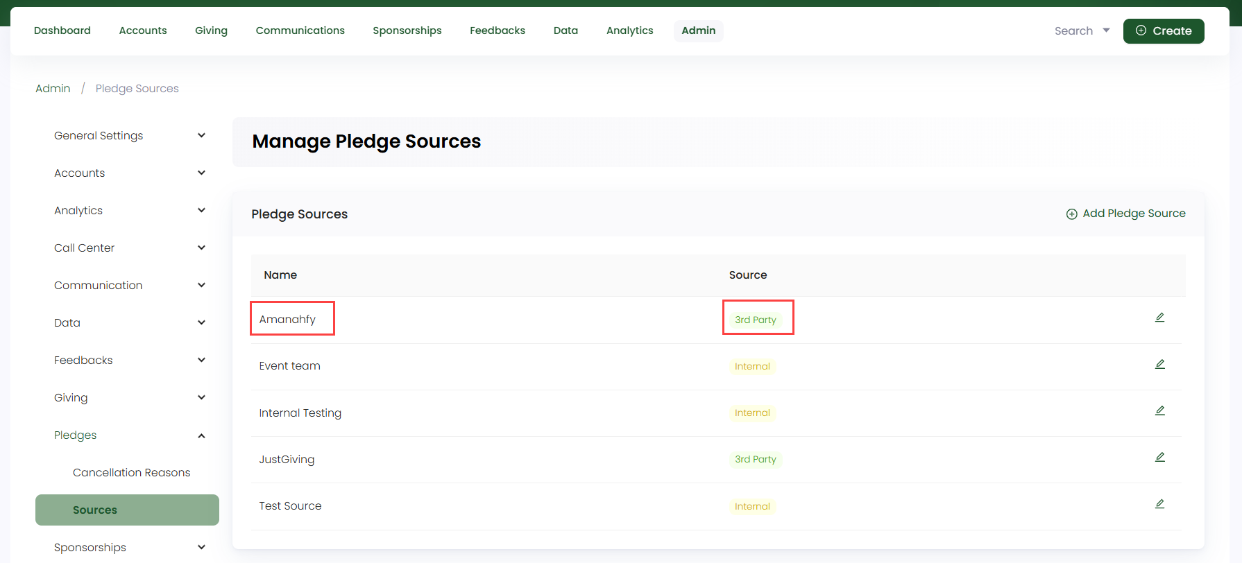 add amanahfy as pledge source