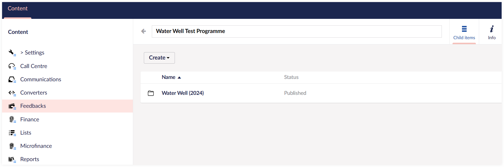 Create feedback scheme