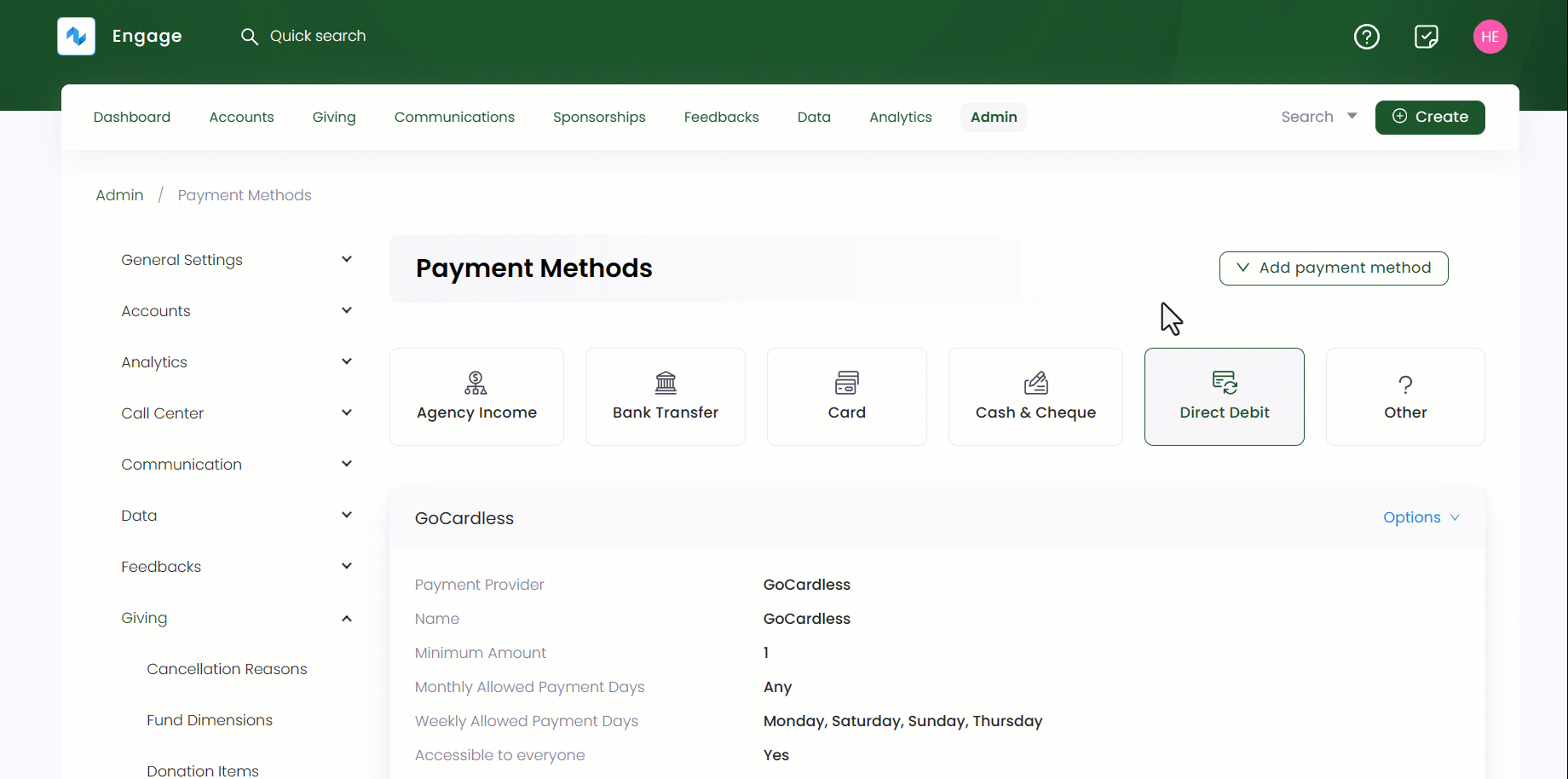 Direct debit Payment method gif