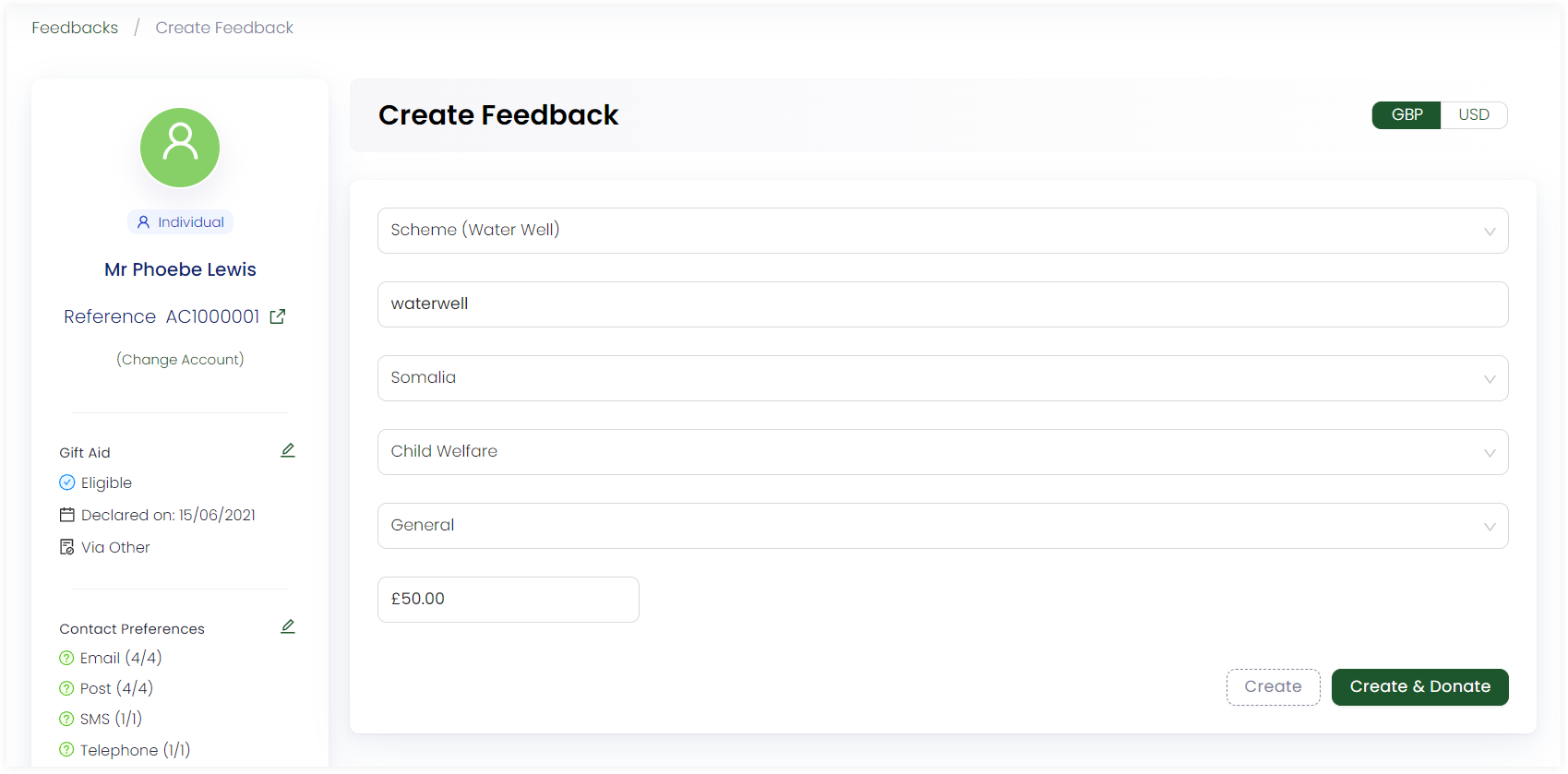 Input custom fields