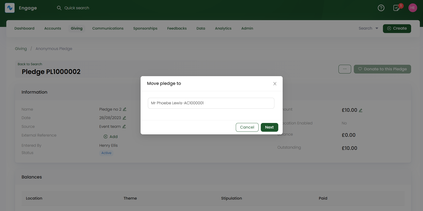 move anonymous pledge
