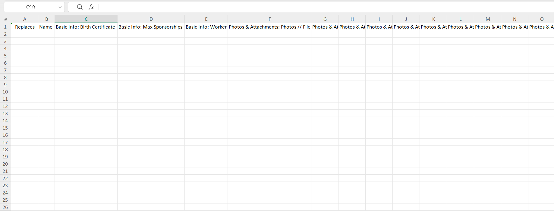 show downloaded sheet